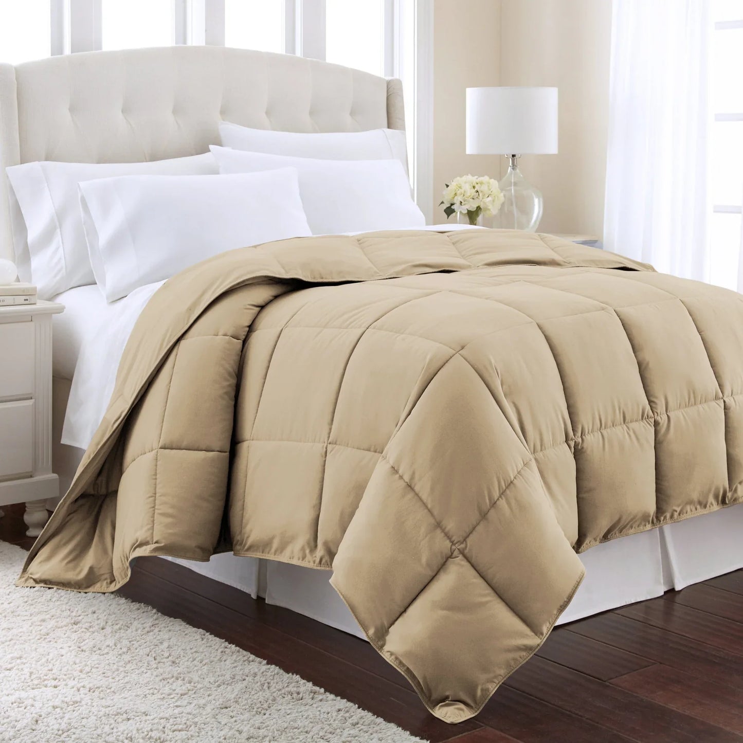 Luxe Down Alternative Comforter, Dark Taupe